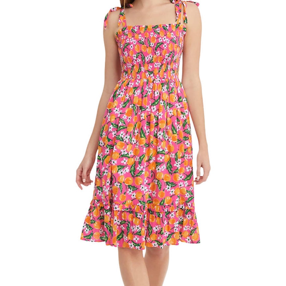 Draper James orange blossom dress size M